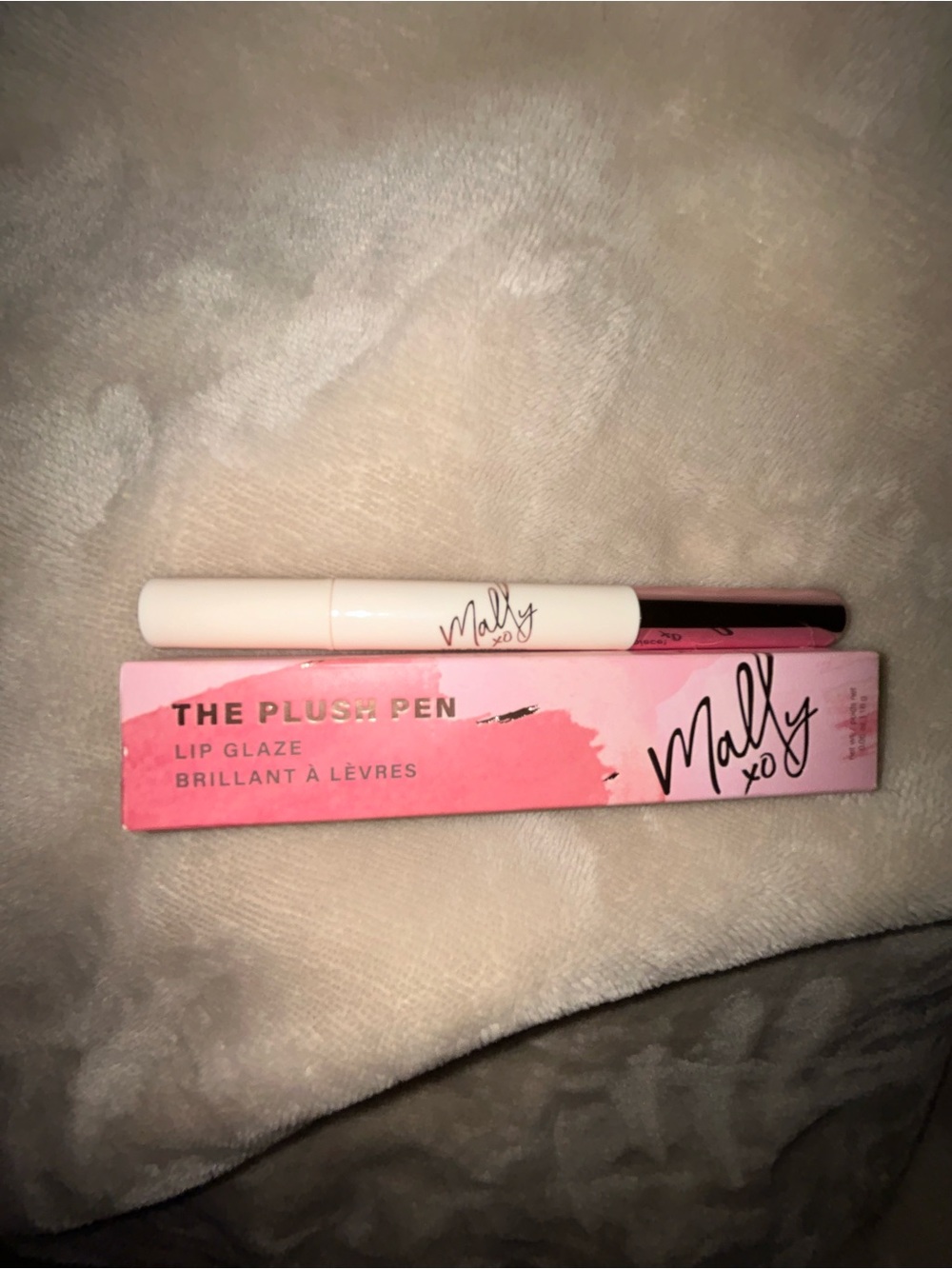 MALLY BEAUTY PLUSH PEN LIP GLAZE --PINK SUGAR (Full Size)